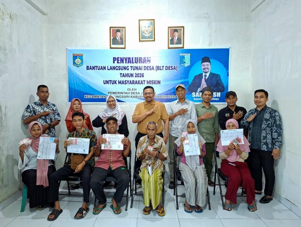 PENYALURAN BLT DESA TAHAP I TAHUN 2026 UNTUK 15 KPM DI DESA JERINGO MENJELANG HARI RAYA NYEPI & HARI RAYA IDUL FITRI